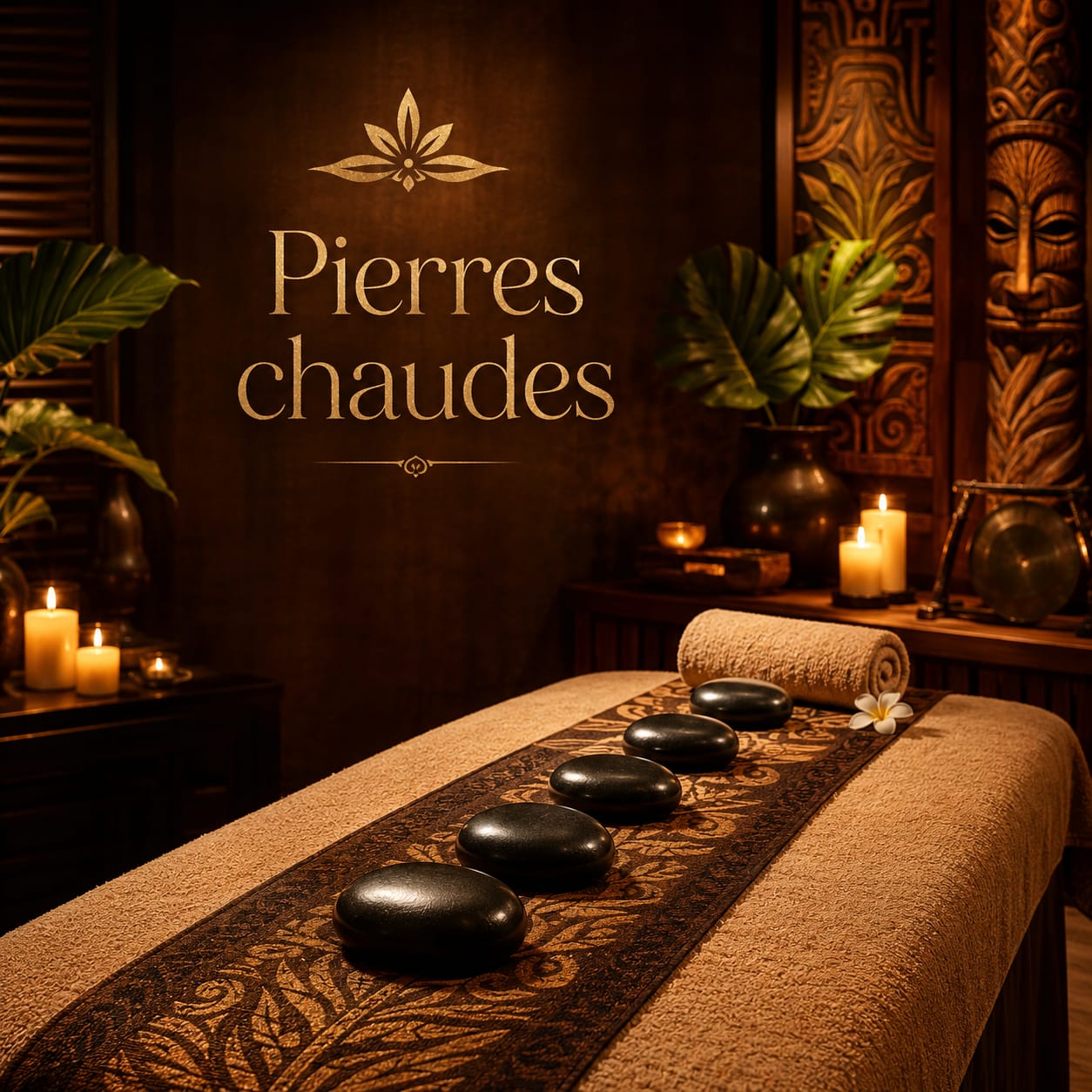 Massage aux Pierres chaudes